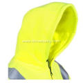 Men's Hi Vis Full Zip Lined Sweatshirt